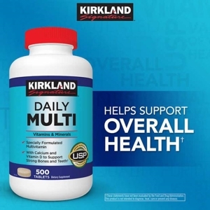 Viên uống Vitamin Kirkland Signature Daily Multi 500 viên