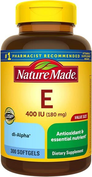 Vitamin E 400 iu Nature Made 180 viên