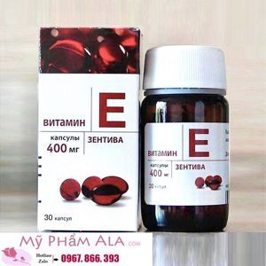 Vitamin E đẹp da ngừa lão hóa Zentiva 400