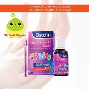 Vitamin hỗ trợ xương và đề kháng cho bé Ostelin Infant Vitamin D3 Drops 2.4ml của Úc