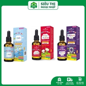 Vitamin Nature Aid DHA drop cho bé từ 3 tháng đến 5 tuổi