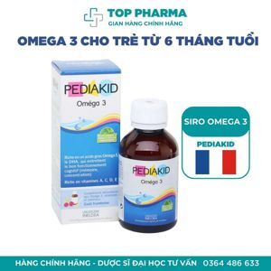 Vitamin Pediakid bổ sung Omega 3 & DHA - 125 ml