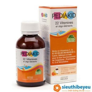 Vitamin PediaKid tổng hợp bổ sung 22 vitamin - 125ml
