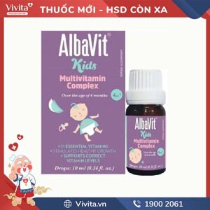 Vitamin tổng hợp Alba Thyment Albavit Kids Multivitamin Complex 10ml