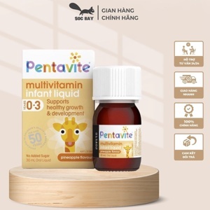 Vitamin tổng hợp cho bé 0-3 tuổi Pentavite 30ml