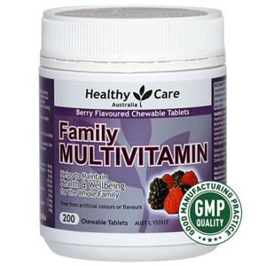 Vitamin tổng hợp cho gia đình Healthy care Family multivitamin 200 viên