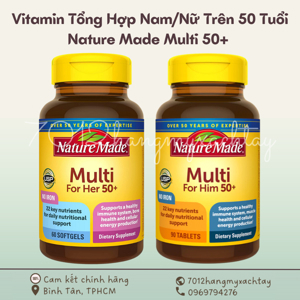 Vitamin tổng hợp cho nam Multi For Him Nature Made