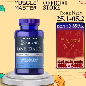 Vitamin tổng hợp cho nam One Daily Men Puritan’s Pride - 100v