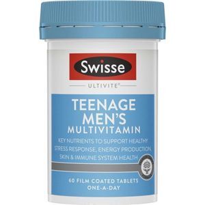 Vitamin tổng hợp cho nam vị thành niên Swisse Teenage Ultivite Men’s Multivitamin 60 viên