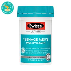 Vitamin tổng hợp cho nam vị thành niên Swisse Teenage Ultivite Men’s Multivitamin 60 viên