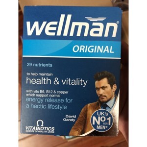 Vitamin tổng hợp cho nam Wellman Original của Anh