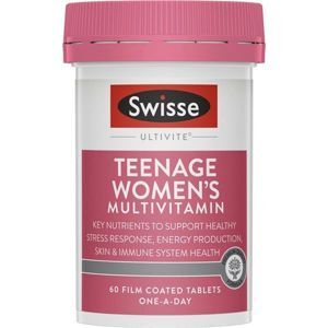 Vitamin tổng hợp cho nữ vị thành niên Swisse Teenage Ultivite Women’s Multivitamin 60 viên