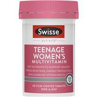 Vitamin tổng hợp cho nữ vị thành niên Swisse Teenage Ultivite Women’s Multivitamin 60 viên