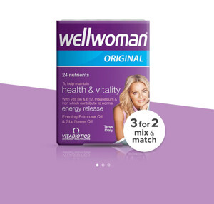 Vitamin tổng hợp cho nữ Wellwoman Original của Anh