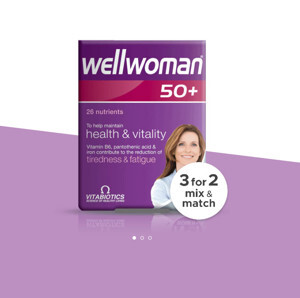 Vitamin tổng hợp cho phụ nữ trên 50 tuổi Wellwoman 50+