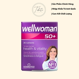 Vitamin tổng hợp cho phụ nữ trên 50 tuổi Wellwoman 50+