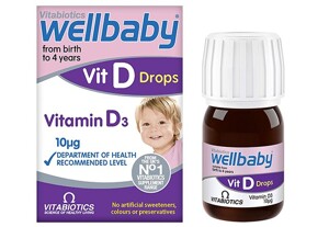 Vitamin tổng hợp dạng giọt cho bé từ 4-12 tháng Wellbaby Drops