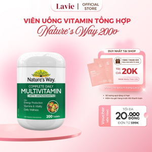Vitamin tổng hợp Nature's Way Complete Daily Multivitamin 200 viên