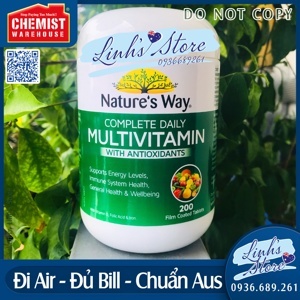 Vitamin tổng hợp Nature's Way Complete Daily Multivitamin 200 viên