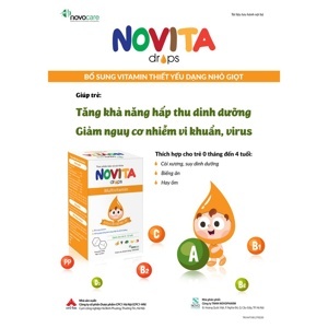 Vitamin tổng hợp Novita drops 30ml