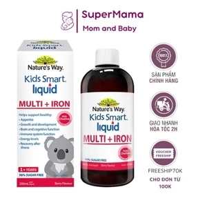 Vitamin tổng hợp và sắt nature's way 200ml