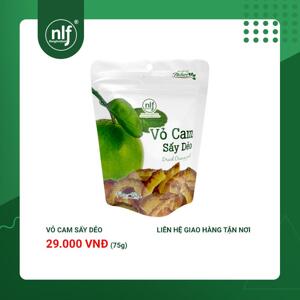 Vỏ cam sấy dẻo Nong Lam Food - 75g