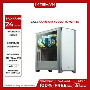 Vỏ máy tính - Case Corsair 4000D Tempered Glass