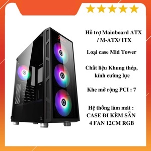 Vỏ case Xtech Gaming F6