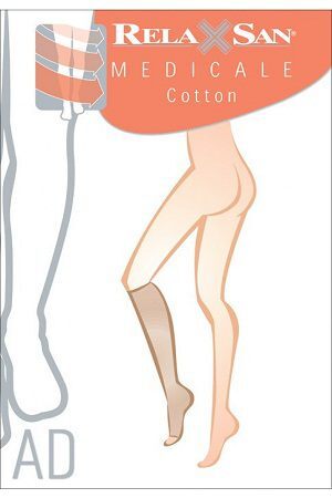 Vớ Điều Trị Suy Tĩnh Mạch Dạng Đùi Hở Ngón Class II Cotton RelaxSan - Art.M2050A