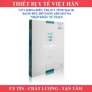 Vớ điều trị suy tĩnh mạch RelaxSan Class II Microfiber Soft Art.M2170A - dạng đùi, hở ngón