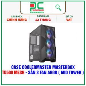 Vỏ máy tính - Case Cooler Master Masterbox TD500 Mesh ARGB