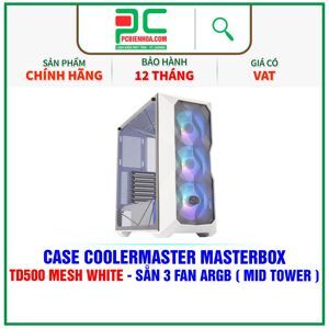 Vỏ máy tính - Case Cooler Master Masterbox TD500 Mesh ARGB