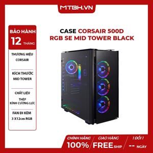 Vỏ máy tính - Case Corsair Obisidian 500D RGB SE