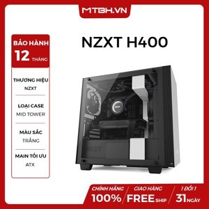 Vỏ máy tính - Case NZXT H400 Smart MATX