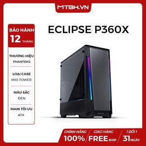 Vỏ máy tính - Case Phanteks Eclipse P360X Tempered Glass
