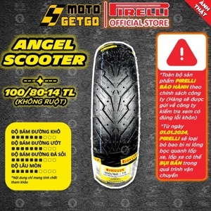 Vỏ Pirelli 100/80-14 Angel Scooter