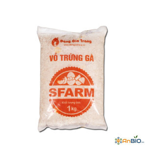 Vỏ trứng gà Sfarm đã qua xử lý - Túi 1Kg