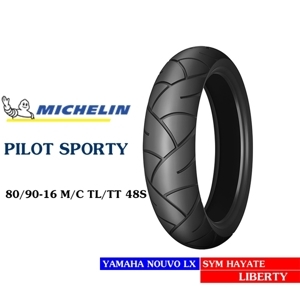 Vỏ xe máy michelin pilot sporty 80/90-16