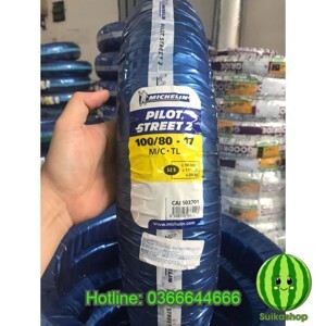 Vỏ xe Michelin Pilot Street 2 100/80-17