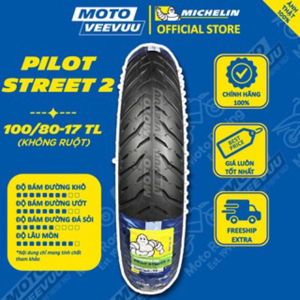 Vỏ xe Michelin Pilot Street 2 100/80-17