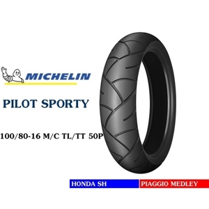 Vỏ xe Michelin SH trước 100/80-16 Pilot Sporty