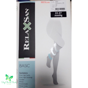 Vớ y khoa phòng ngừa suy tĩnh mạch, dạng gối, bít ngón - Basic - Art.950