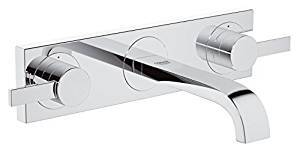 Vòi 3 lỗ gắn tường nóng lạnh Grohe 20189000