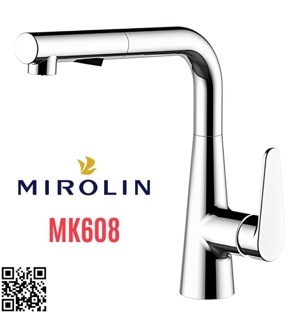 Vòi bếp nóng lạnh gắn chậu Mirolin MK 608