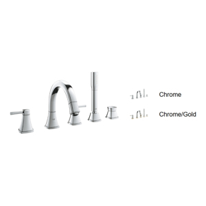 Vòi bồn tắm + sen vòi 5 lỗ GROHE 19919000