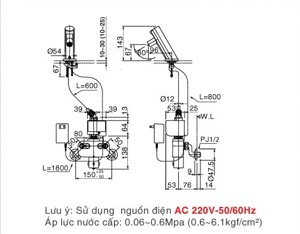 Vòi cảm ứng inax AMV-90K