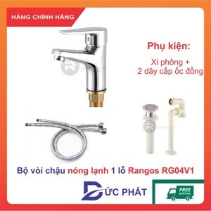 Vòi chậu 1 lỗ Rangos RG-04V1