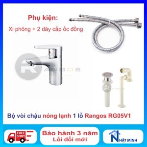 Vòi chậu 1 lỗ Rangos RG-06V1