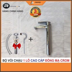 Vòi chậu 1 lỗ Rangos RG-07V2