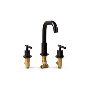 Vòi chậu 3 lỗ Kanly GCB05B nóng lạnh